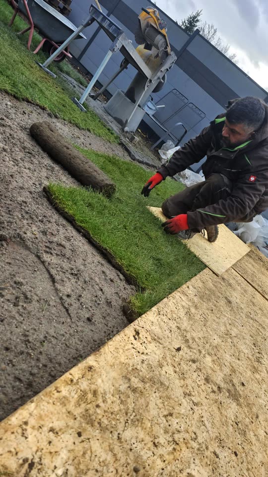 Standbild aus einem TikTok-Video von der Baustelle